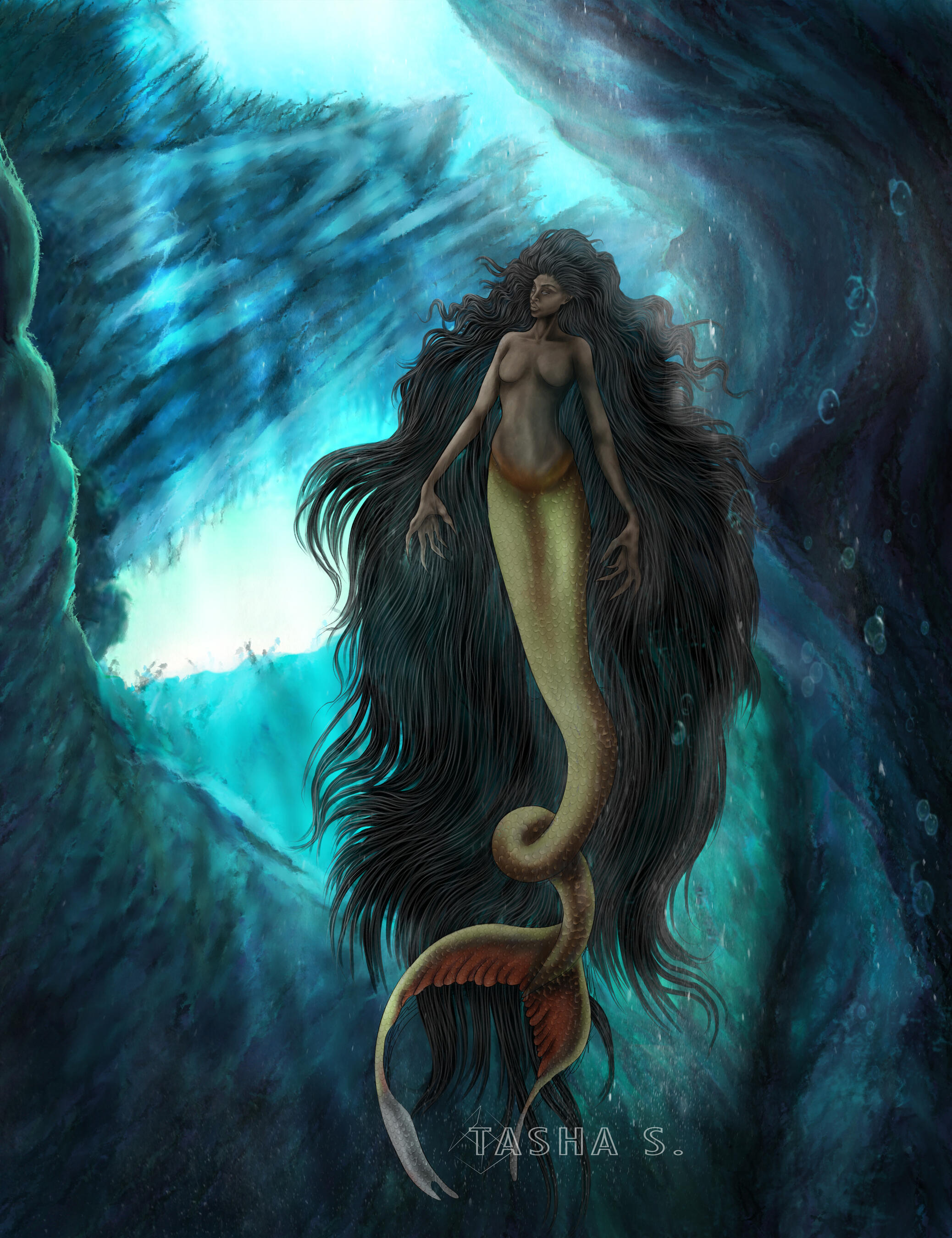 "Siren of the Azure Lagoon" - Marketing work for 'Mermay' 2018