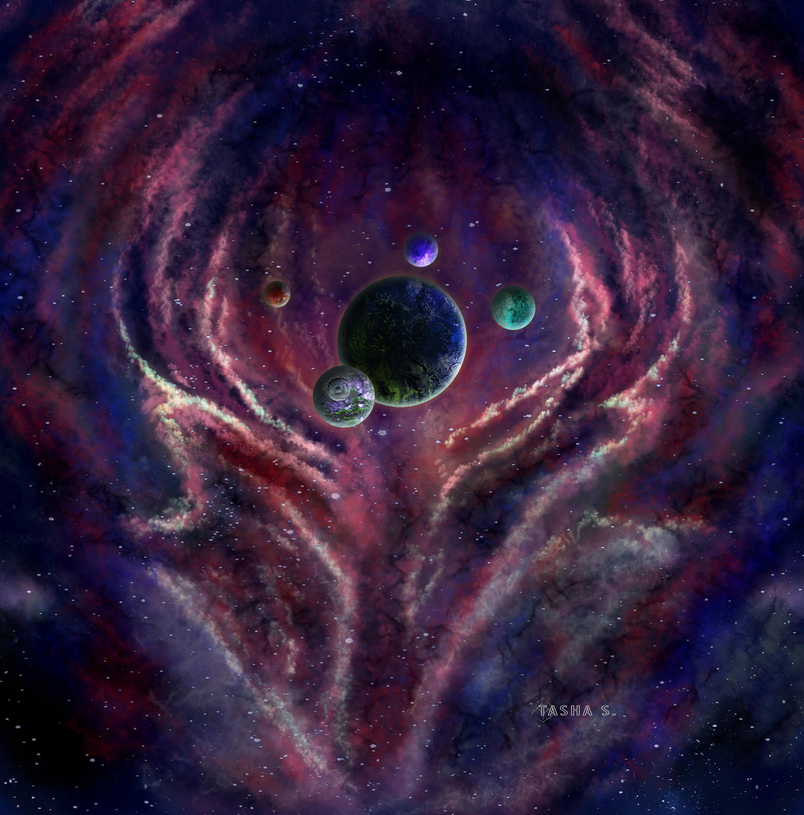 "Earth's New Home" - Art by Vethysnia site banner